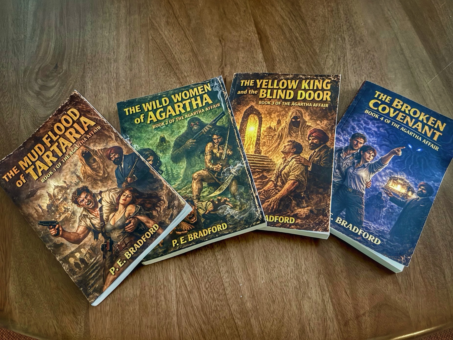 Four books in The Agartha Affair adventure series