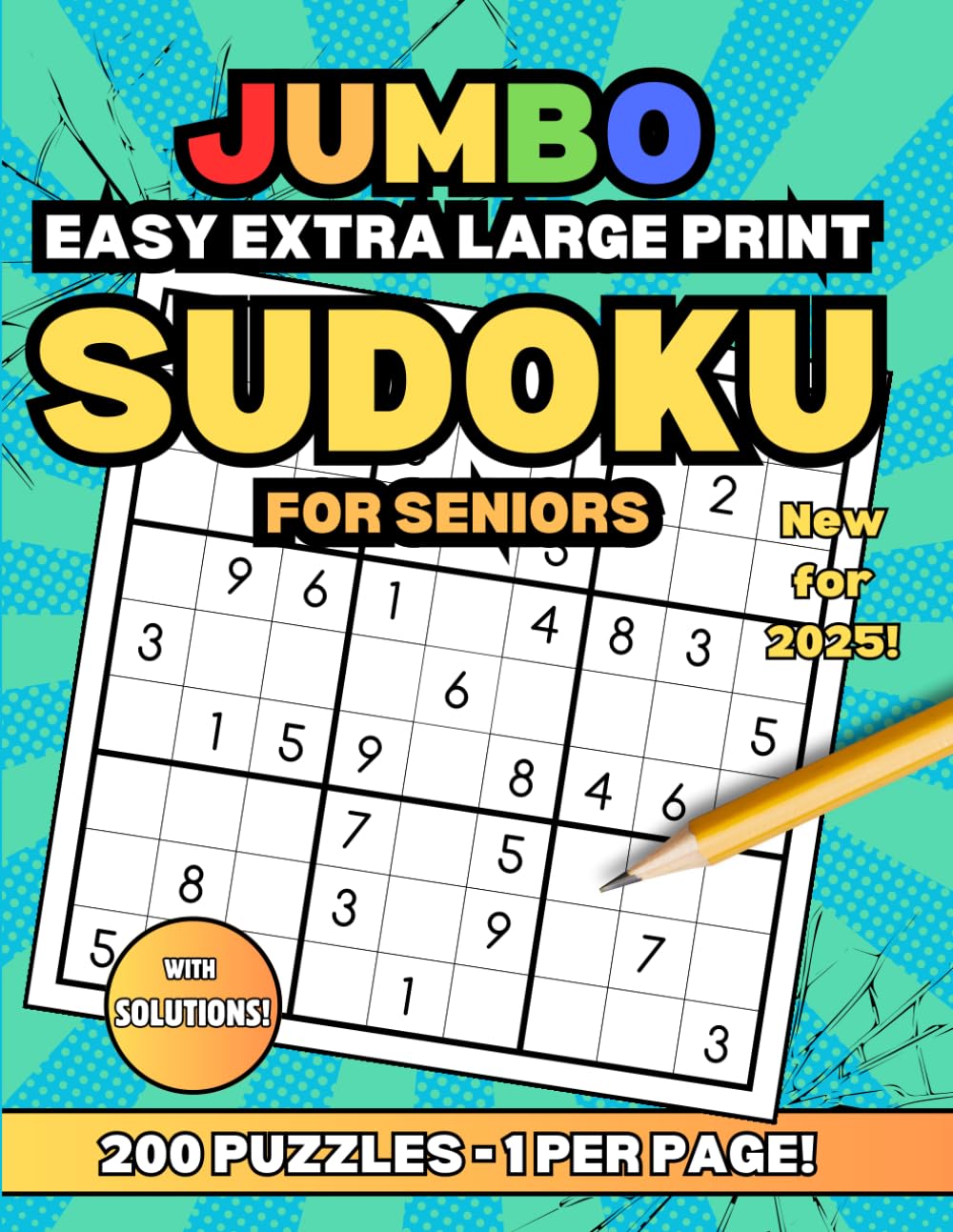 Jumbo Easy Extra Large Print Sudoku for Seniors