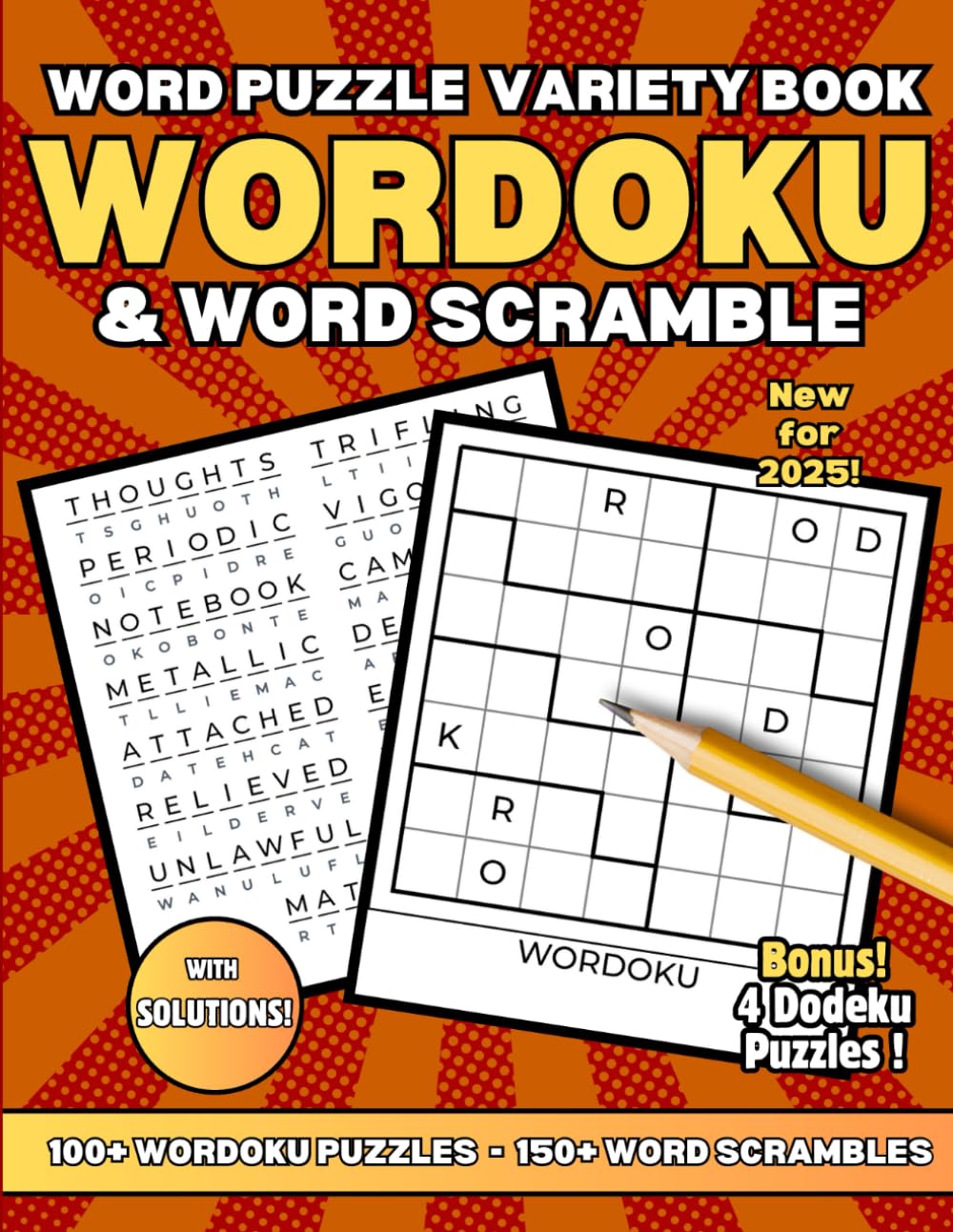 Wordoku and Word Scramble Puzzle Variety Book