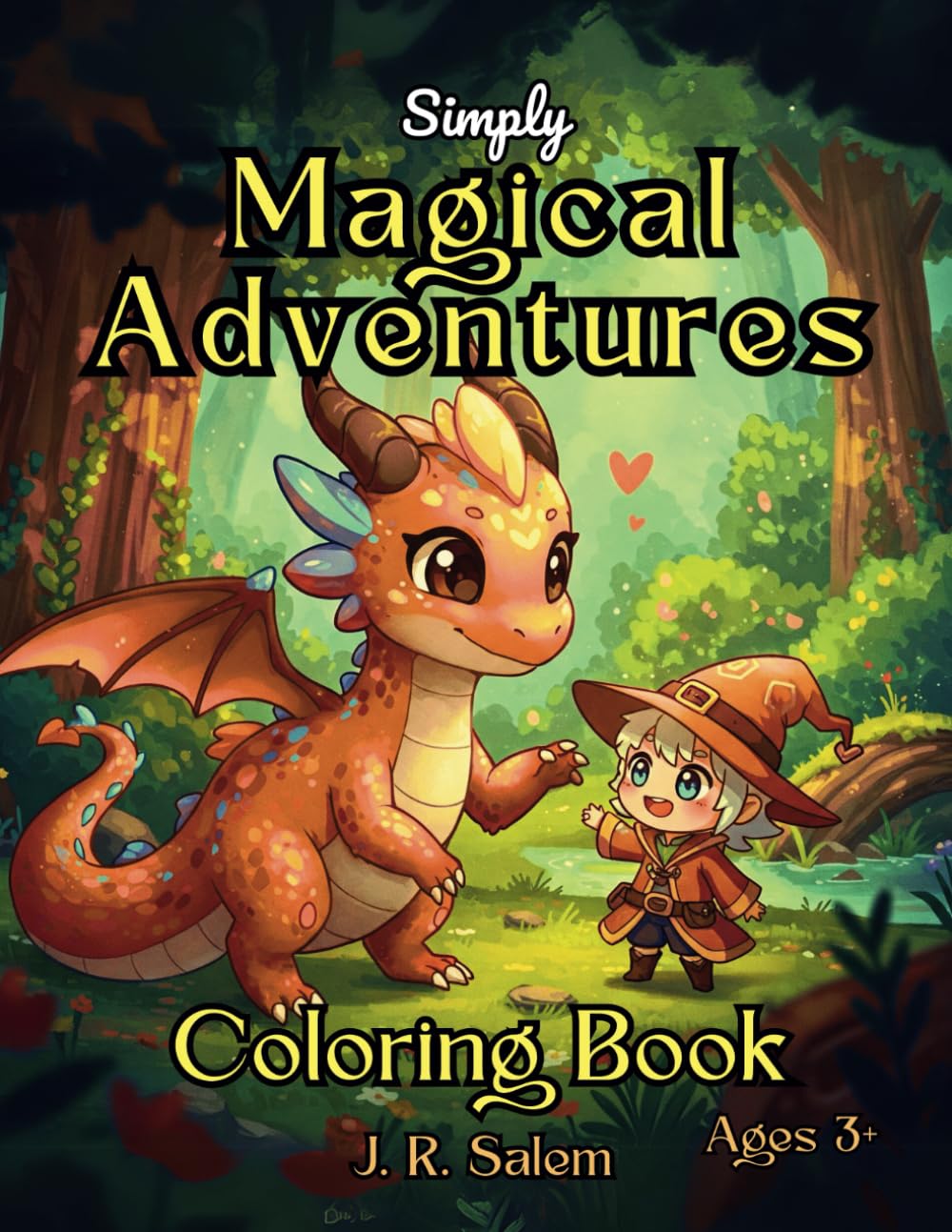 Simply Magical Adventures Coloring Book